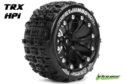 Louise ST-JUMBO Soft banden op 2.8" Velgen Zwart - 1/2" Offset - Hex 12mm Louise ST-JUMBO Soft banden op 2.8" Velgen Zwart - 1/2" Offset - Hex 12mm