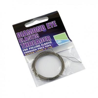 Preston Diamond Eye Elastic Threader Extra 2.1M