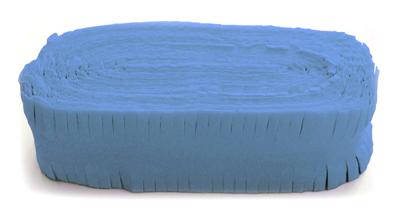 Lichtblauwe Crepe Papier Slinger - 24 meter