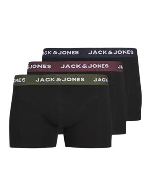 Heren Boxer Shorts Jack & Jones Jacaron Solid Trunks Zwart Maat L Heren Boxer Shorts Jack & Jones Jacaron Solid Trunks Zwart Maat L