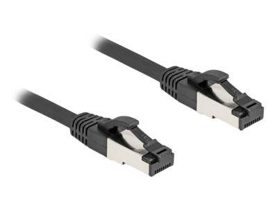 Delock 80574 RJ45 Netwerkkabel, patchkabel CAT 8.1 S/FTP 5.00 m Zwart 1 stuk(s)