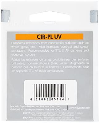 Hoya Polarisatiefilter - HRT serie (High-Rate Transparency) - 55mm Hoya Polarisatiefilter - HRT serie (High-Rate Transparency) - 55mm