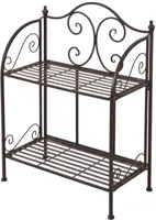 Premium Plantenrek Metaal, 2 verdiepingen - 48 x 27 x 65 cm - thumbnail