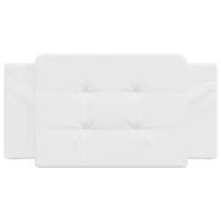 Hoofdbordkussen 100 cm kunstleer wit - thumbnail