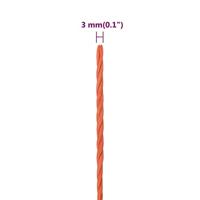 Werktouw 3 mm 250 m polypropeen oranje - thumbnail