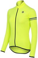 AGU Thermo Fietsshirt Lange Mouwen Essential Dames - Geel - XL - thumbnail