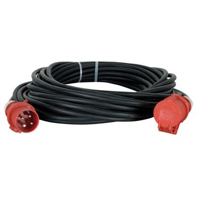 Showtec Motorkabel CEE 4P rood 16A 20m