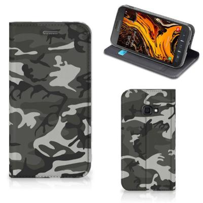 Samsung Galaxy Xcover 4s | Hoesje met Magneet | Army Light