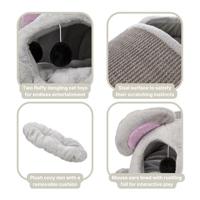 TRIXIE KATTENMAND LUKAS MUIS GRIJS / TAUPE 35X33X65 CM - thumbnail