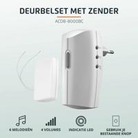 KlikAanKlikUit ACDB-8000BC Plug-in draadloze deurbelset met zender - thumbnail