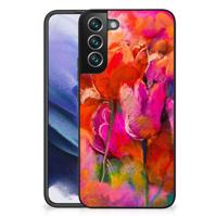 Kleurrijke Telefoonhoesje Samsung Galaxy S22 Plus Tulips - thumbnail
