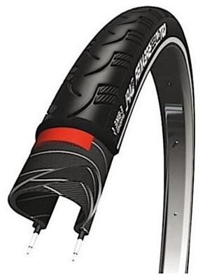 Cst Buitenband breaker (1 mm anti-lek) kleur zwart met zijreflectie maat: 28x1.50 etrto 40-622