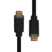 USB-C-kabel - PORT DESIGNS - Type C naar Type C - 1 m - 60 W - Zwart - thumbnail