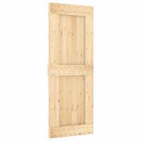 VidaXL Deur narvik 80x210 cm massief grenenhout - thumbnail