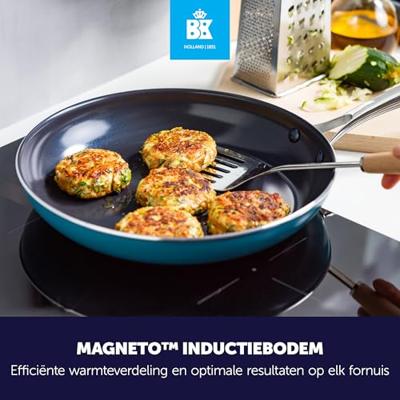 Combi Deal: Sky 3-delige Pannenset + Connect Contactgrill