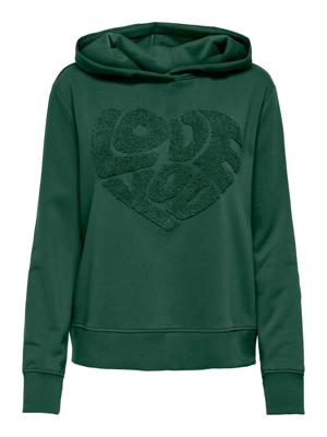 Kids ONLY winder hoodie meisjes - groen - KogLyna - regular fit
