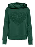 Kids ONLY winder hoodie meisjes - groen - KogLyna - regular fit - thumbnail