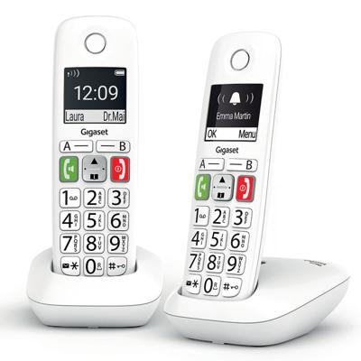 Dect Gigaset E290 draadloze telefoon, wit