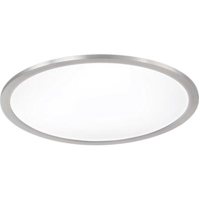 Stijlvolle LED Plafondlamp Dimbaar 26W 3000K Mat Nikkel Aluminium
