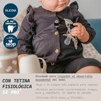 Set van 2 symmetrische fopspenen - SUAVINEX - Birdies - SX Pro - 18 maanden en ouder - Roze - thumbnail