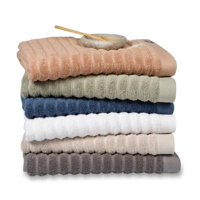 Vandyck Vandyck Home Wave Smoke Green Handdoek 60x110