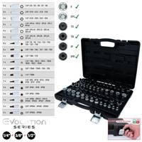 KS Tools 911.0077 911.0077 Dopsleutelset 1/4, 3/8, 1/2 - thumbnail