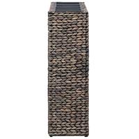 VidaXL Plantenbak verhoogd met 4 potten waterhyacint bruin - thumbnail