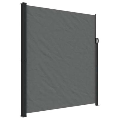 Windscherm uittrekbaar 220x500 cm antracietkleurig