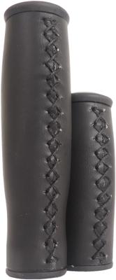 Handvatset Edge City Leer - 135/92mm - zwart Handvatset Edge City Leer - 135/92mm - zwart