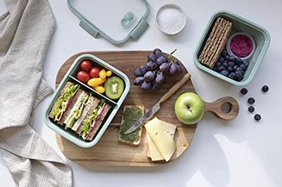 Curver smart to go eco lunchset vierkant 1,1 liter + bestekset & sauscup