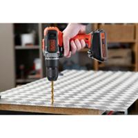 BLACK+DECKER BCD003MEM2K Accuboormachine | 18V | 2.0Ah Accu + 4.0Ah Accu + Lader | In koffer - BCD003MEM2K-QW - thumbnail