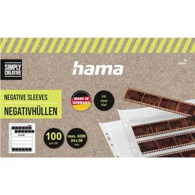 Hama Negatief-hoesjes, PP, 7 stroken van 6 negatieven, 24x36 mm, 100 st.