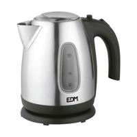 Waterkoker EDM 07656 Kettle Zwart Roestvrij staal 2200 W 1,7 L - thumbnail