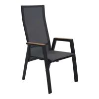 Standenstoel Amir teak negro - thumbnail