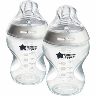 Set van 2 zuigflessen Natural Start 260 ml TOMMEE TIPPEE doorzichtig