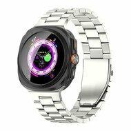 Titanium schakelband - Titanium kleur - Samsung Galaxy Watch 8 Classic - 46mm - thumbnail