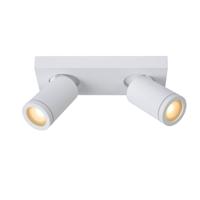 Lucide TAYLOR - Plafondspot Badkamer - LED Dim to warm - GU10 - 2x5W 2200K/3000K - IP44 - Wit - thumbnail