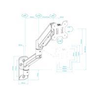 Monitor TooQ LP1334TNR-B 34" 13" - thumbnail