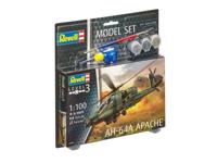 Revell model set - ah-64a apache 56dlg. - incl. basiskleuren verf - thumbnail