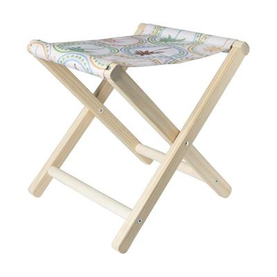 Opvouwbaar strandkrukje palm - multikleur - 37x32x35 cm