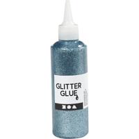 Creativ Company Glitterlijm lichtblauw, 118ml - thumbnail