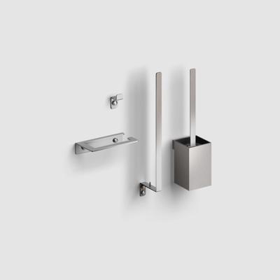Clou Fold toilet accessoireset rvs geborsteld CL/09.04099.41.01 Clou Fold toilet accessoireset rvs geborsteld CL/09.04099.41.01
