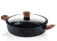 Westinghouse Hapjespan 28 cm Zwart Marmer Hout - thumbnail