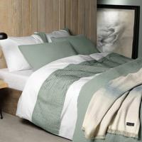 Dommelin Dommelin Dekbedovertrek Elements Percal 200TC Wit-Wit 240x200/220 cm - thumbnail