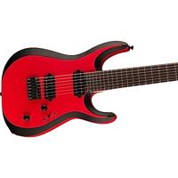 Jackson Pro Plus Series DK Modern MDK7 HT EB Satin Red with Black Bevels 7-snarige elektrische gitaar met gigbag - thumbnail