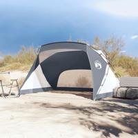 VidaXL Strandtent 274x178x170/148 cm 185t polyester grijs - thumbnail