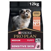 Pro Plan Medium Puppy Sensitive Skin met zalm hondenvoer 2 x 12 kg - thumbnail