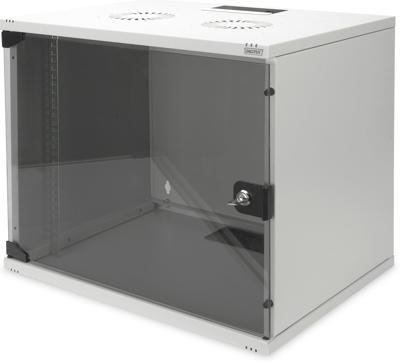 Digitus DN-19 09-U-S-1 19inch-wandkast (b x h x d) 520 x 512 x 400 mm 9 HE Grijs-wit (RAL 7035) Digitus DN-19 09-U-S-1 19inch-wandkast (b x h x d) 520 x 512 x 400 mm 9 HE Grijs-wit (RAL 7035)