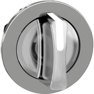 Schneider Electric ZB4FK1813 ZB4FK1813 Plat, Terugstelbaar (Ø) 30.5 mm Chroom, Wit 1 stuk(s)