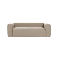 Kave Home 3-zits Bank 'Blok' 240cm, kleur Beige - thumbnail